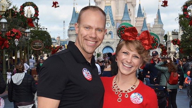 Sarcoma survivor Nicole Body with her husband, Wes