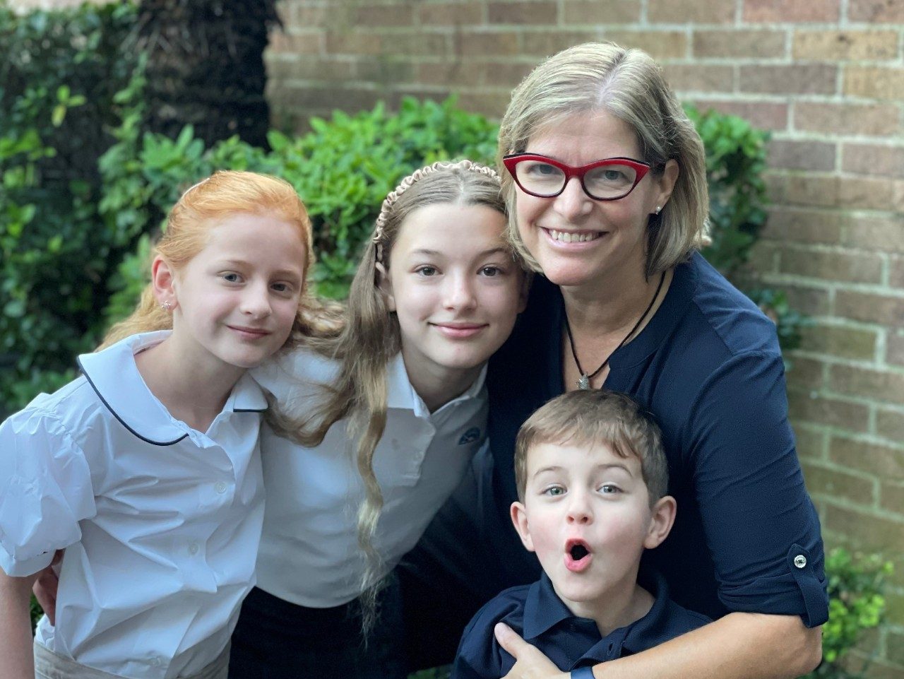 Jennifer Wargo, M.D., with her children