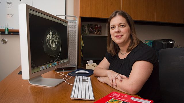 HPV-Related Cancers Moon Shot® co-leader Ann Klopp, M.D., Ph.D., conducts research to improve the impact of immunotherapy on cancers caused by the human papillomavirus.